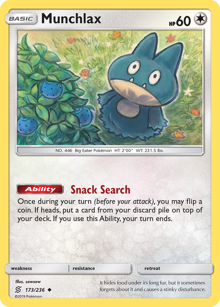 Munchlax (173/236) [Sun & Moon: Unified Minds] | Play N Trade Winnipeg