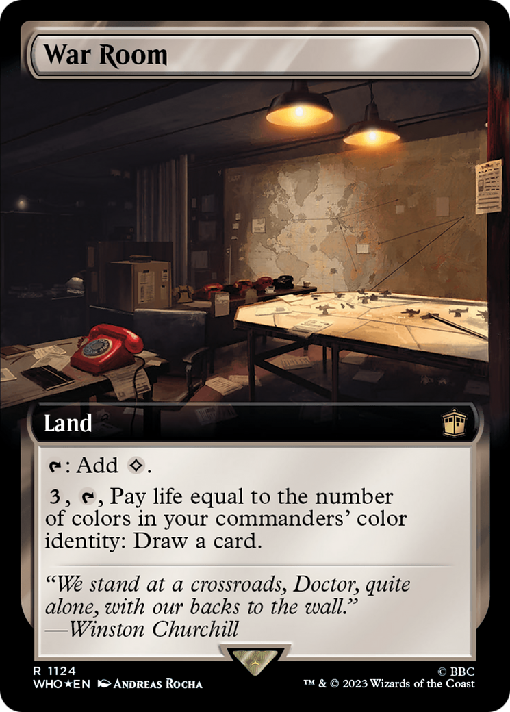War Room (Extended Art) (Surge Foil) [Doctor Who] | Play N Trade Winnipeg