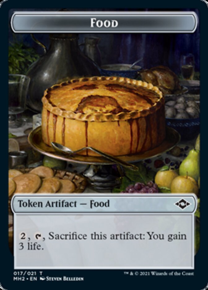 Food Token (17) // Phyrexian Germ Token [Modern Horizons 2 Tokens] | Play N Trade Winnipeg