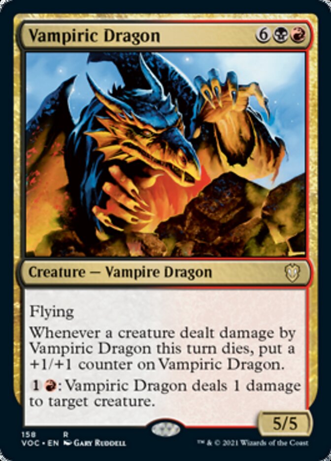Vampiric Dragon [Innistrad: Crimson Vow Commander] | Play N Trade Winnipeg