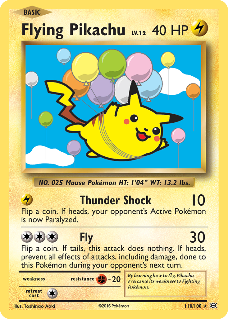 Flying Pikachu (110/108) [XY: Evolutions] | Play N Trade Winnipeg
