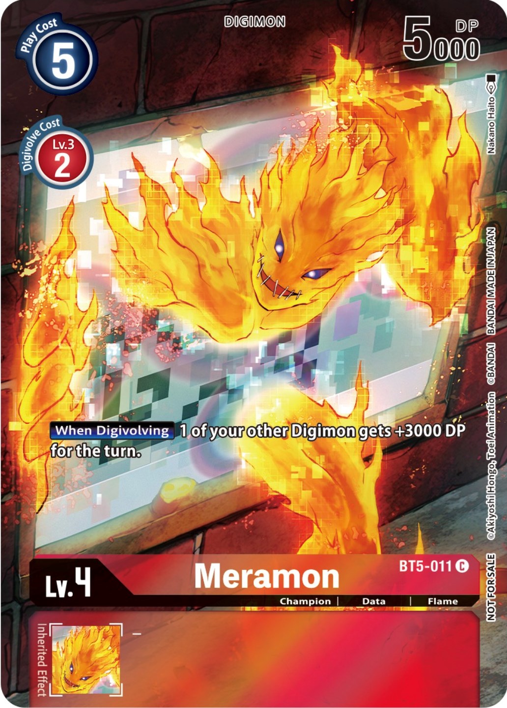 Meramon [BT5-011] (25th Special Memorial Pack) [Battle of Omni Promos] | Play N Trade Winnipeg