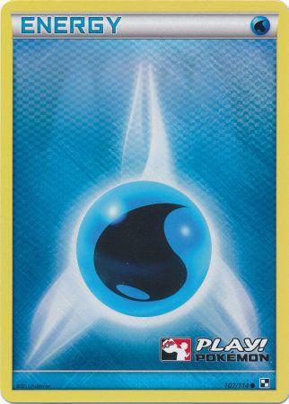 Water Energy (107/114) (Play Pokemon Promo) [Black & White: Base Set] | Play N Trade Winnipeg