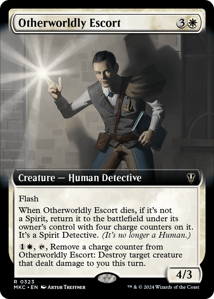 Otherworldly Escort (Extended Art) [Murders at Karlov Manor Commander] | Play N Trade Winnipeg