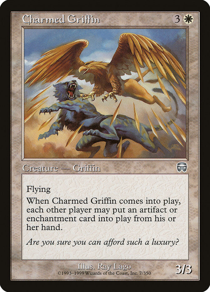 Charmed Griffin [Mercadian Masques] | Play N Trade Winnipeg