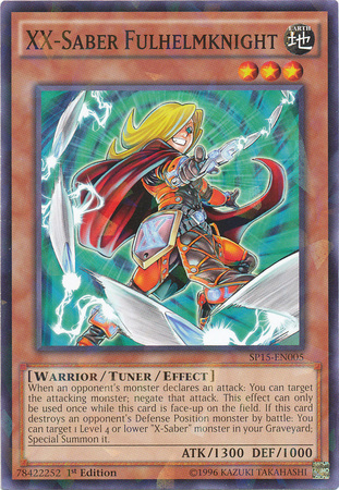 XX-Saber Fulhelmknight [SP15-EN005] Shatterfoil Rare | Play N Trade Winnipeg