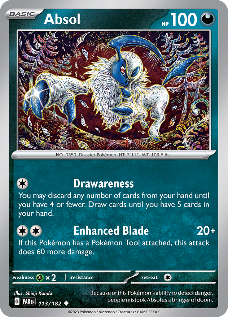 Absol (113/182) [Scarlet & Violet: Paradox Rift] | Play N Trade Winnipeg