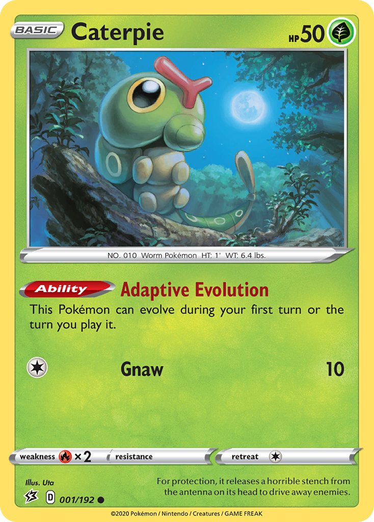 Caterpie (001/192) [Sword & Shield: Rebel Clash] | Play N Trade Winnipeg