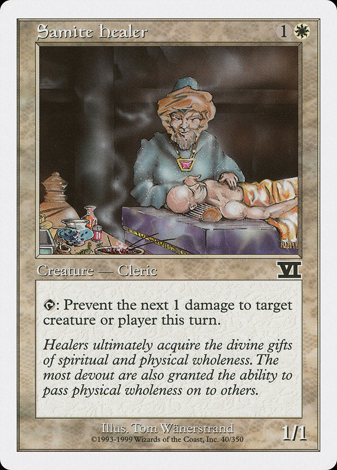 Samite Healer [Classic Sixth Edition] | Play N Trade Winnipeg