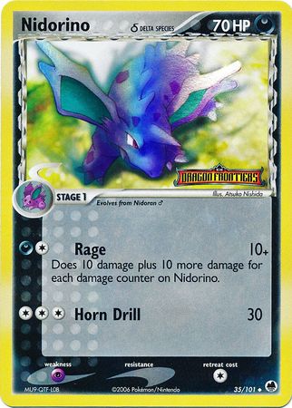 Nidorino (35/101) (Delta Species) (Stamped) [EX: Dragon Frontiers] | Play N Trade Winnipeg