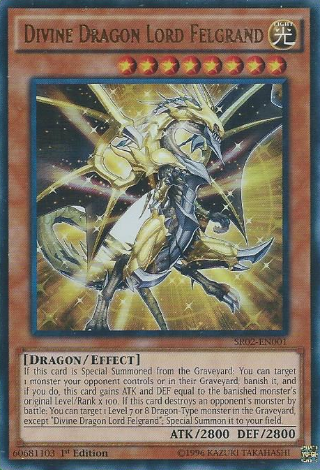 Divine Dragon Lord Felgrand [SR02-EN001] Ultra Rare | Play N Trade Winnipeg