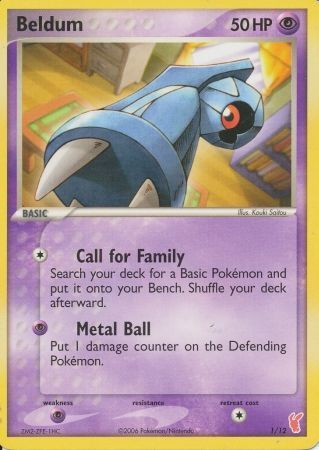 Beldum (1/12) [EX: Trainer Kit 2 - Plusle] | Play N Trade Winnipeg