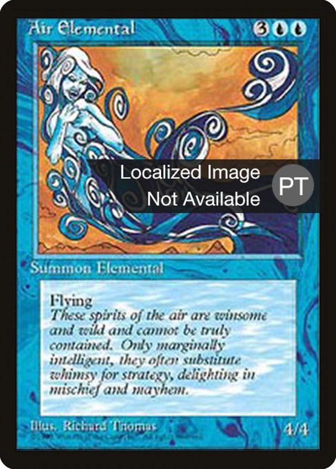 Air Elemental [Fourth Edition (Foreign Black Border)] | Play N Trade Winnipeg