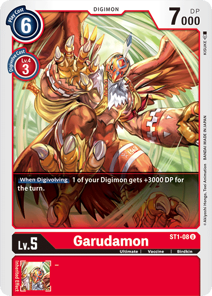 Garudamon [ST1-08] [Starter Deck: Gaia Red] | Play N Trade Winnipeg