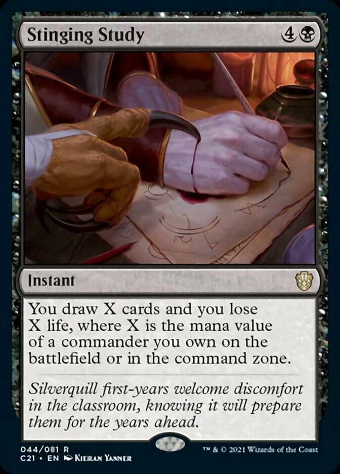 Stinging Study [Commander 2021] | Play N Trade Winnipeg