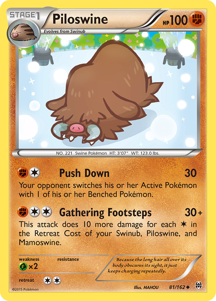 Piloswine (81/162) [XY: BREAKthrough] | Play N Trade Winnipeg