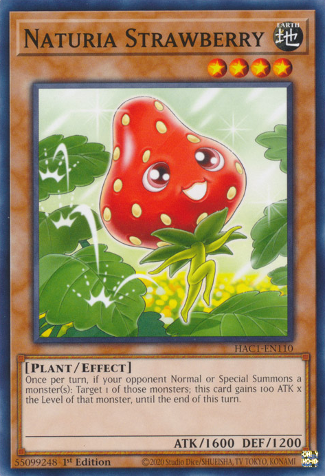 Naturia Strawberry [HAC1-EN110] Common | Play N Trade Winnipeg