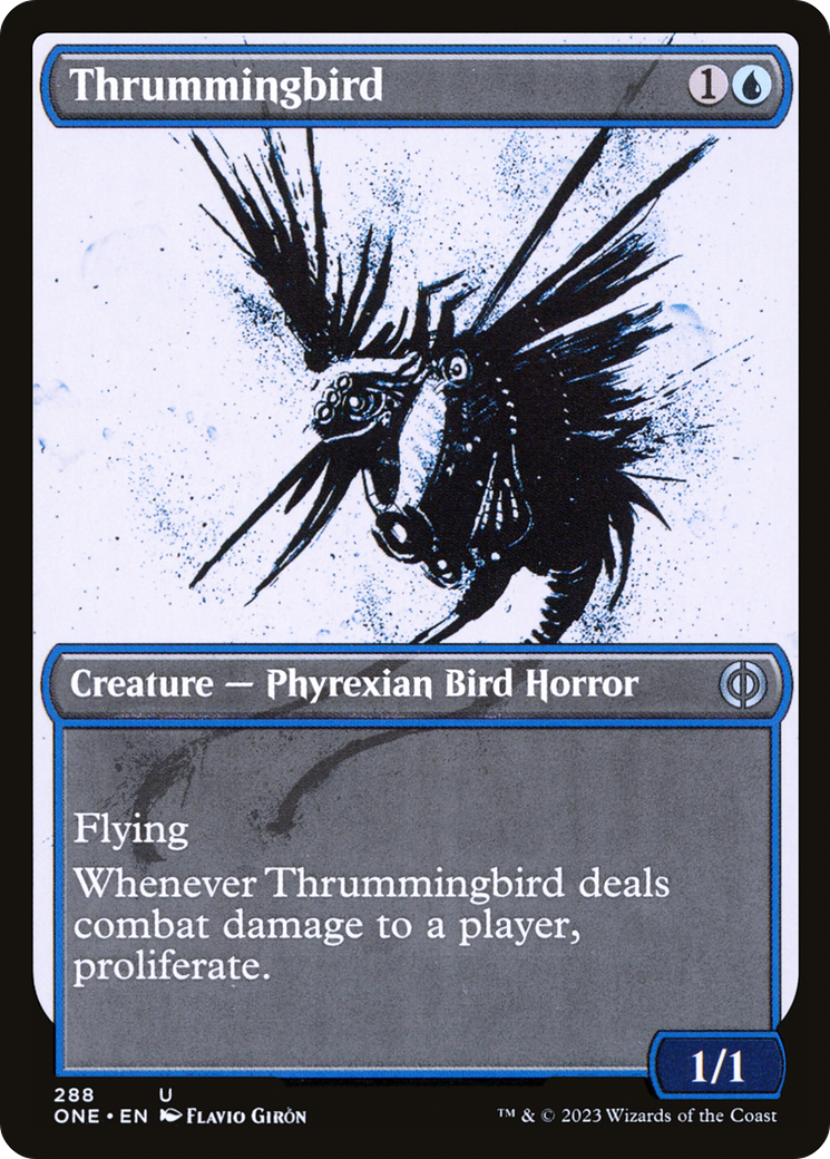 Thrummingbird (Showcase Ichor) [Phyrexia: All Will Be One] | Play N Trade Winnipeg