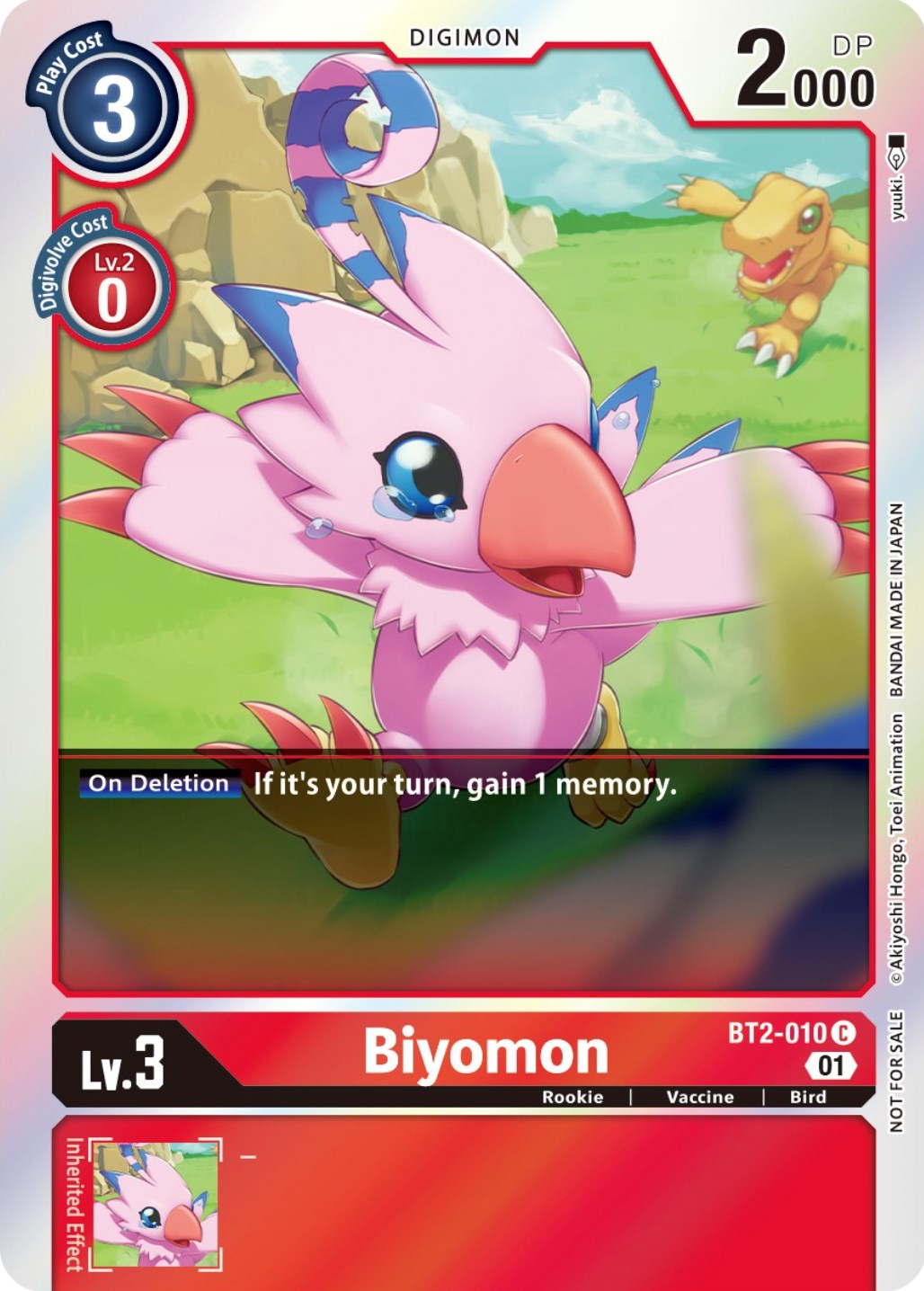 Biyomon [BT2-010] (ST-11 Special Entry Pack) [Release Special Booster Promos] | Play N Trade Winnipeg