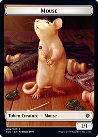 Mouse // Food (18) Double-sided Token [Throne of Eldraine Tokens] | Play N Trade Winnipeg