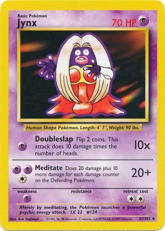 Jynx (31/102) [Base Set Unlimited] | Play N Trade Winnipeg