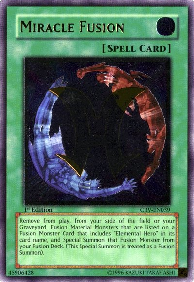 Miracle Fusion [CRV-EN039] Ultimate Rare | Play N Trade Winnipeg