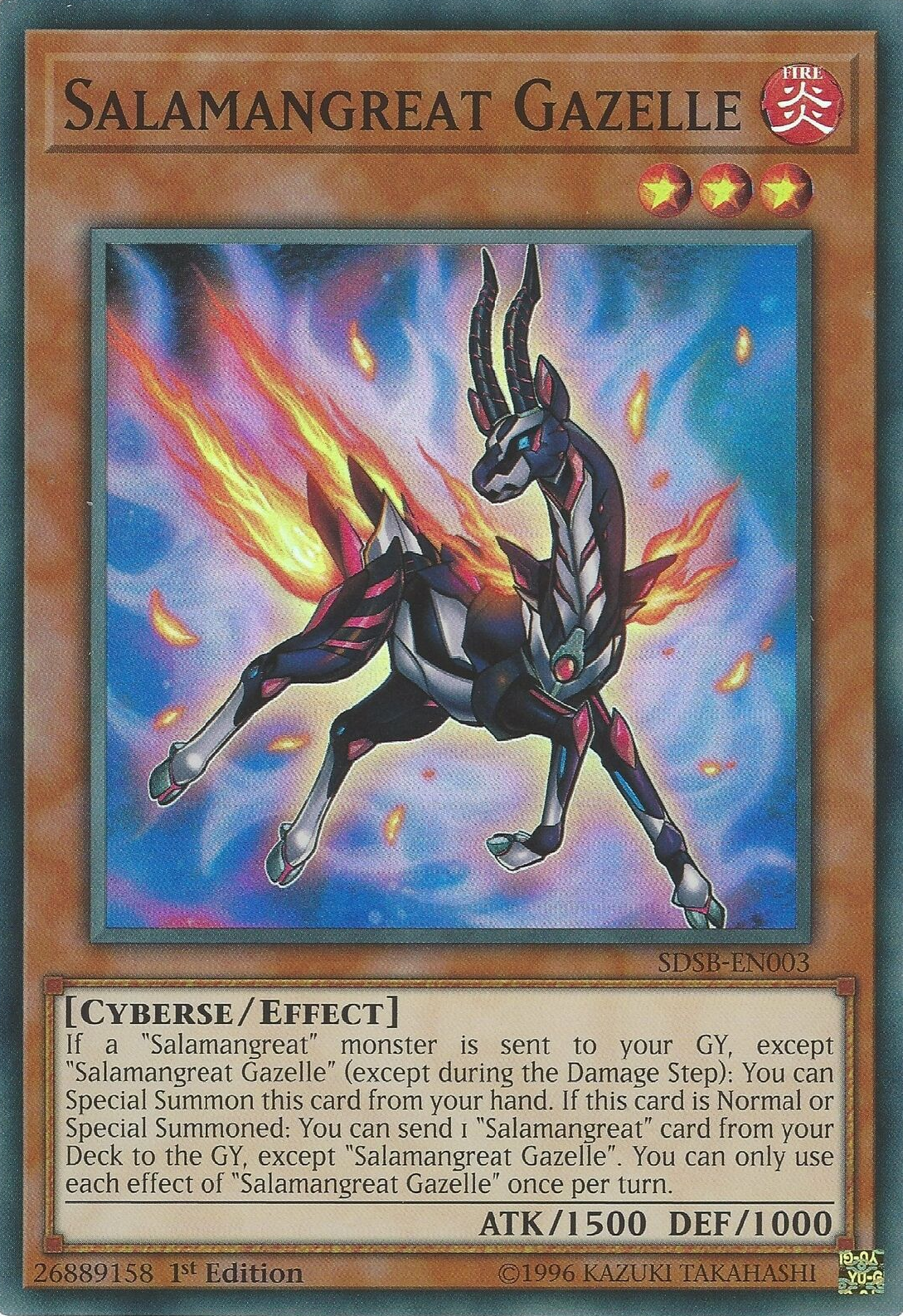 Salamangreat Gazelle [SDSB-EN003] Super Rare | Play N Trade Winnipeg