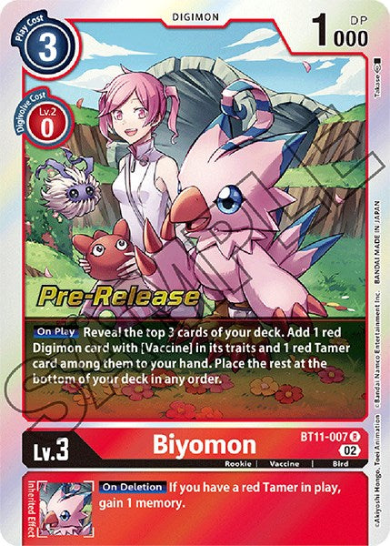 Biyomon [BT11-007] [Dimensional Phase Pre-Release Promos] | Play N Trade Winnipeg