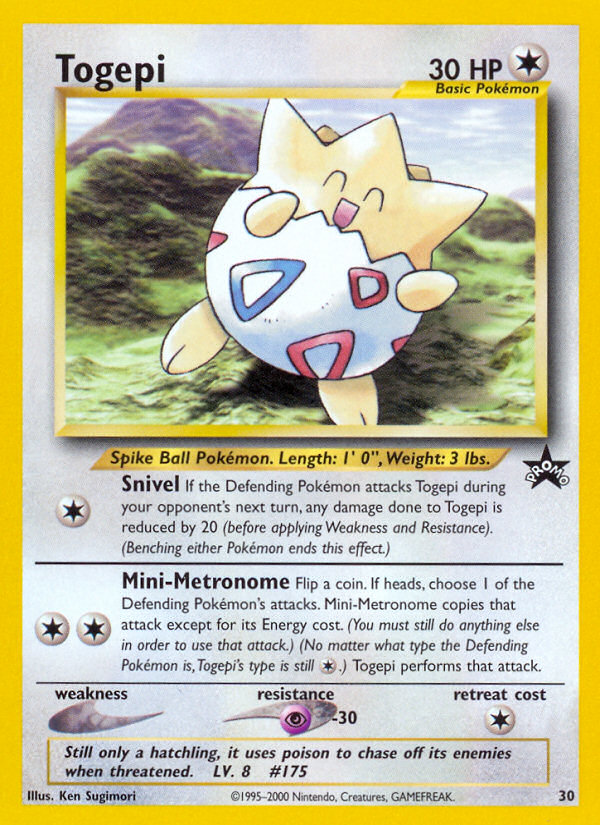 Togepi (30) [Wizards of the Coast: Black Star Promos] | Play N Trade Winnipeg