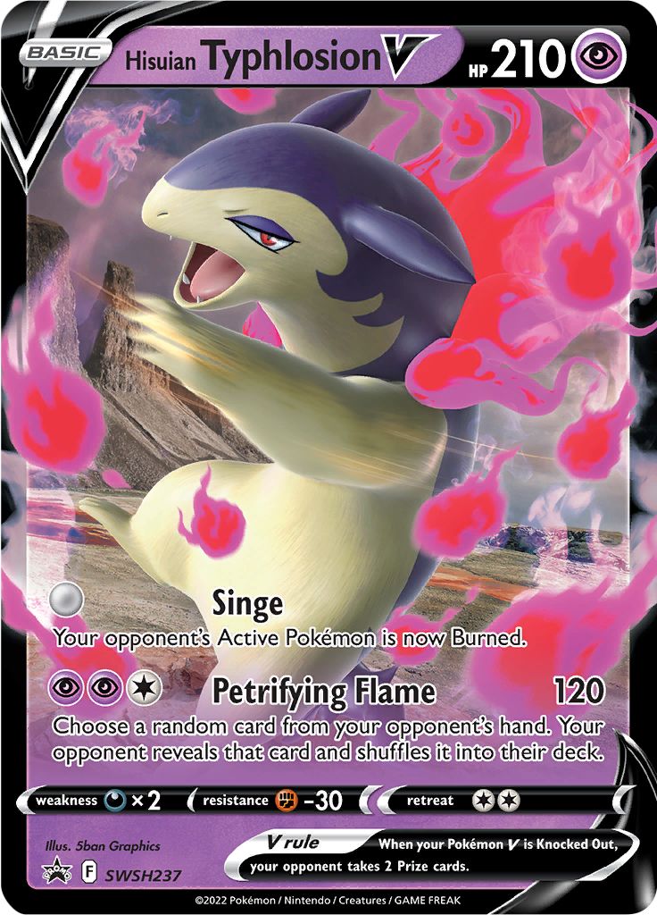 Hisuian Typhlosion V (SWSH237) [Sword & Shield: Black Star Promos] | Play N Trade Winnipeg