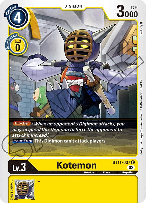 Kotemon [BT11-037] [Dimensional Phase] | Play N Trade Winnipeg