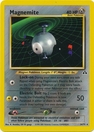 Magnemite (26/75) [Neo Discovery Unlimited] | Play N Trade Winnipeg