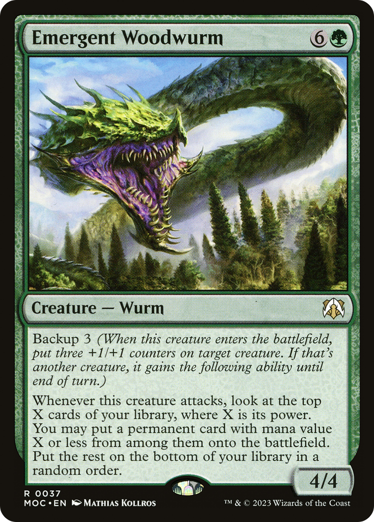 Emergent Woodwurm [March of the Machine Commander] | Play N Trade Winnipeg