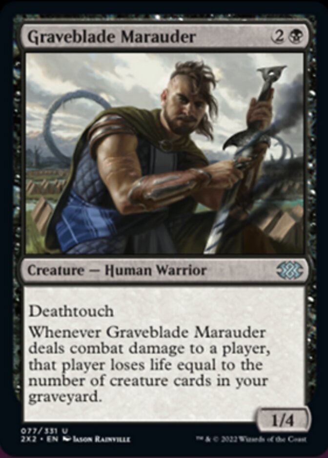 Graveblade Marauder [Double Masters 2022] | Play N Trade Winnipeg