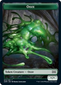 Ooze // Wurm (030) Double-sided Token [Double Masters Tokens] | Play N Trade Winnipeg