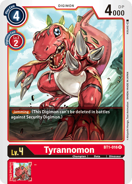 Tyrannomon [BT1-016] [Release Special Booster Ver.1.0] | Play N Trade Winnipeg