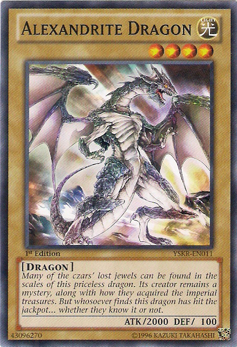 Alexandrite Dragon [YSKR-EN011] Common | Play N Trade Winnipeg