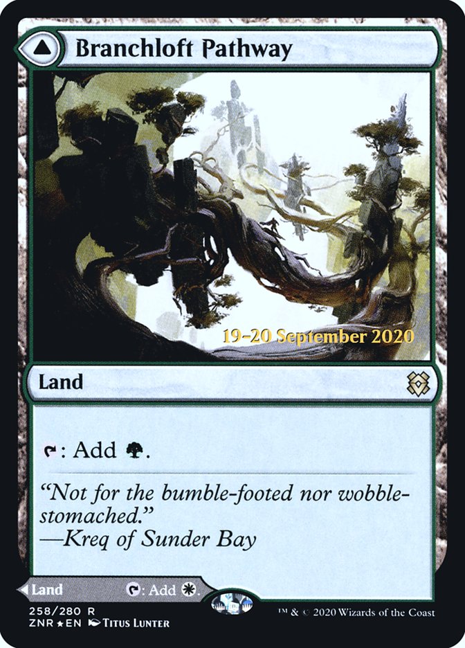 Branchloft Pathway // Boulderloft Pathway [Zendikar Rising Prerelease Promos] | Play N Trade Winnipeg