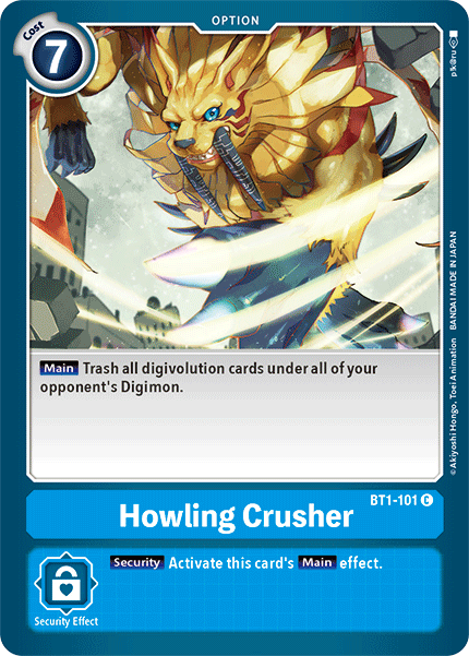 Howling Crusher [BT1-101] [Release Special Booster Ver.1.5] | Play N Trade Winnipeg