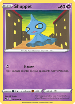 Shuppet (067/185) [Sword & Shield: Vivid Voltage] | Play N Trade Winnipeg