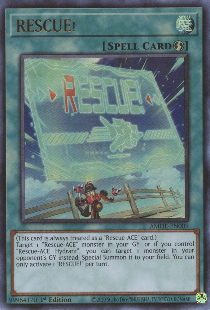 RESCUE! [AMDE-EN009] Ultra Rare | Play N Trade Winnipeg