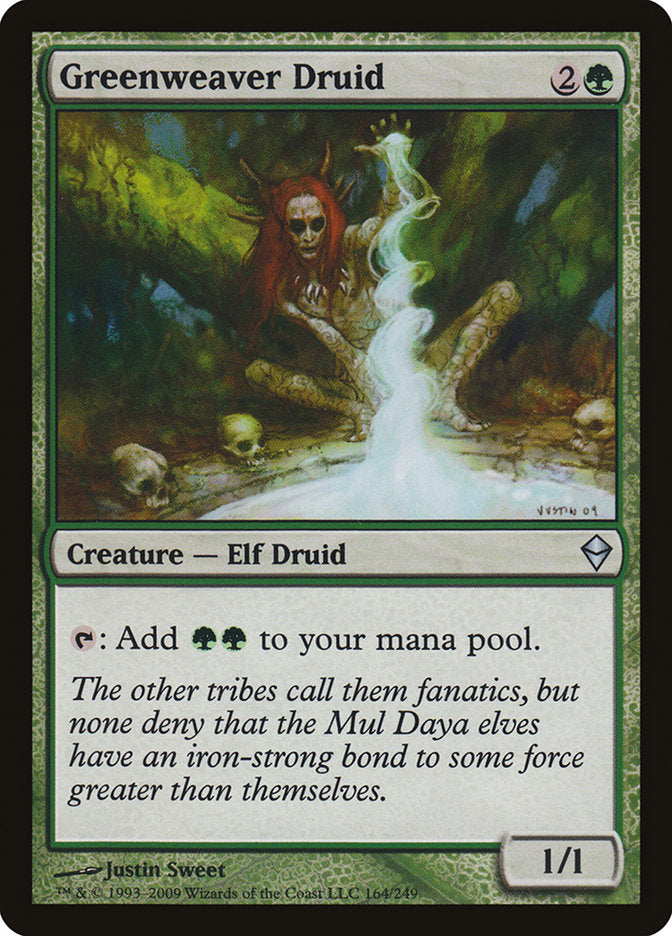 Greenweaver Druid [Zendikar] | Play N Trade Winnipeg