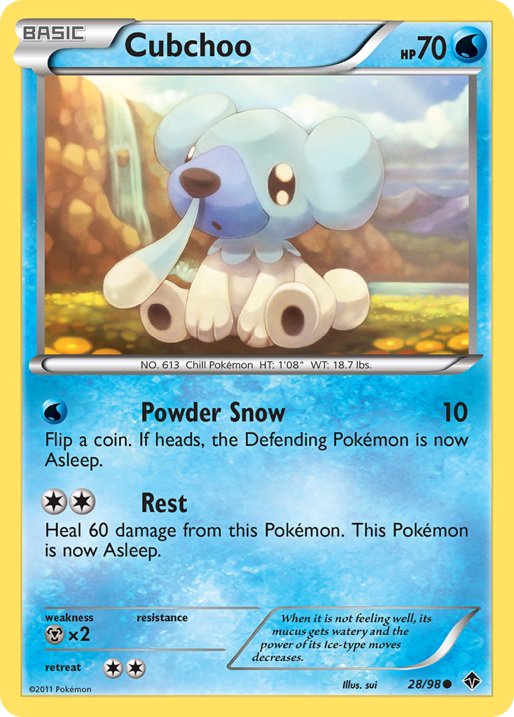 Cubchoo (28/98) [Black & White: Emerging Powers] | Play N Trade Winnipeg