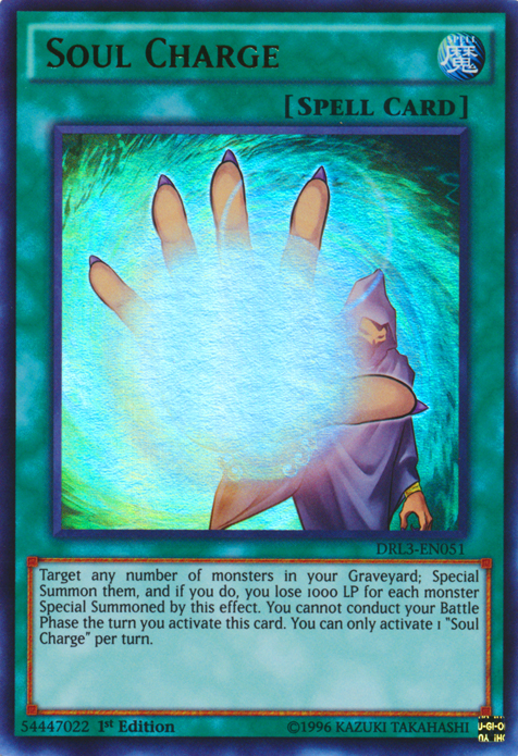 Soul Charge [DRL3-EN051] Ultra Rare | Play N Trade Winnipeg