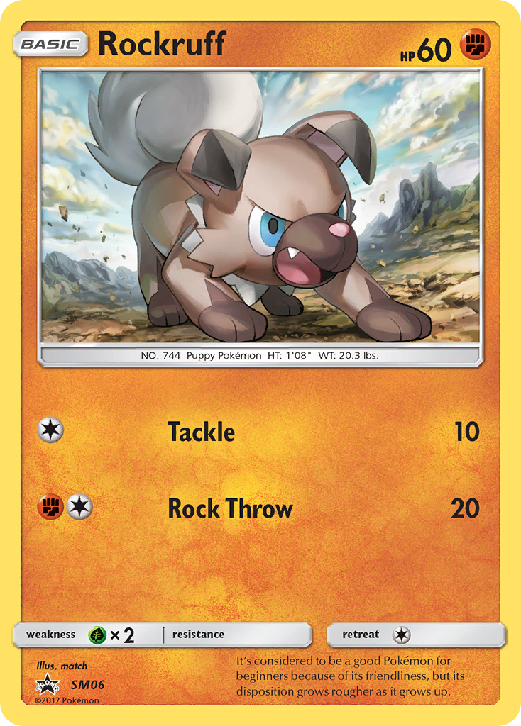 Rockruff (SM06) [Sun & Moon: Black Star Promos] | Play N Trade Winnipeg