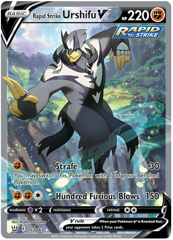 Rapid Strike Urshifu V (153/163) [Sword & Shield: Battle Styles] | Play N Trade Winnipeg