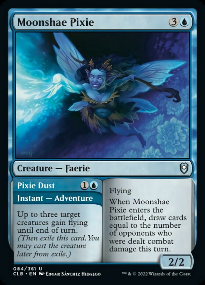 Moonshae Pixie // Pixie Dust [Commander Legends: Battle for Baldur's Gate] | Play N Trade Winnipeg