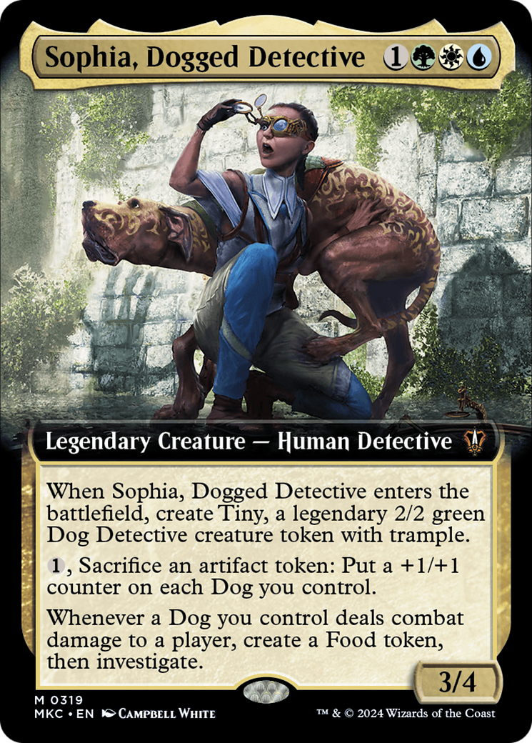 Sophia, Dogged Detective (Extended Art) [Murders at Karlov Manor Commander] | Play N Trade Winnipeg