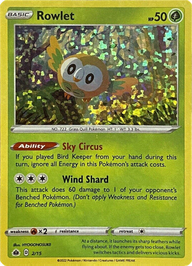 Rowlet (2/15) [McDonald's Promos: Match Battle] | Play N Trade Winnipeg