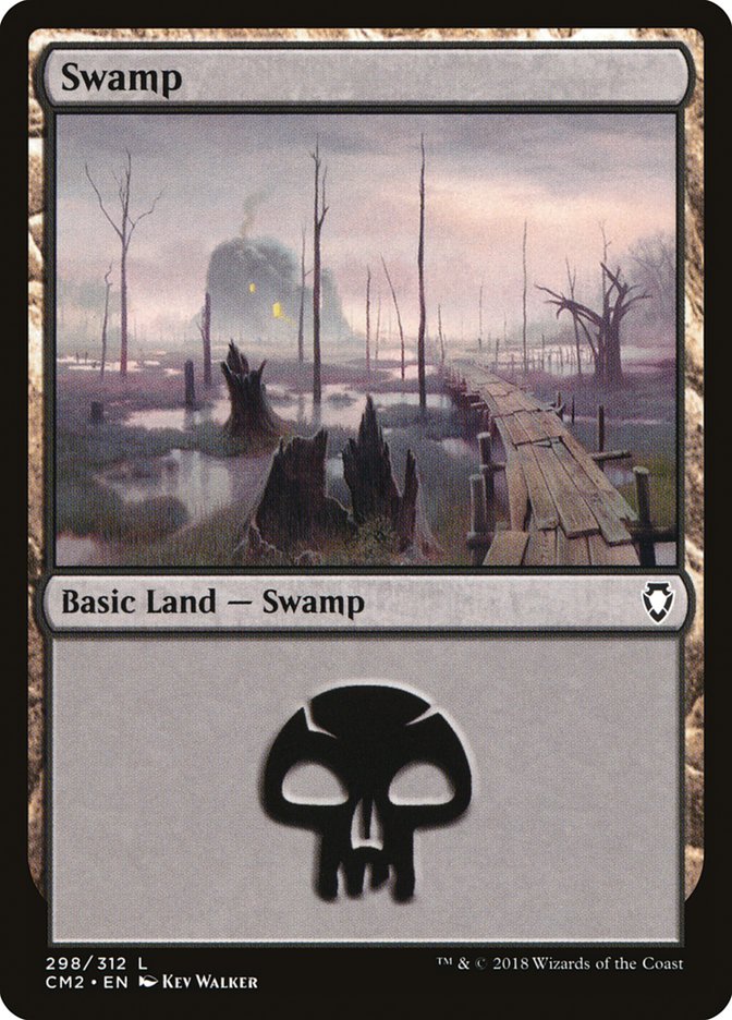 Swamp (298) [Commander Anthology Volume II] | Play N Trade Winnipeg